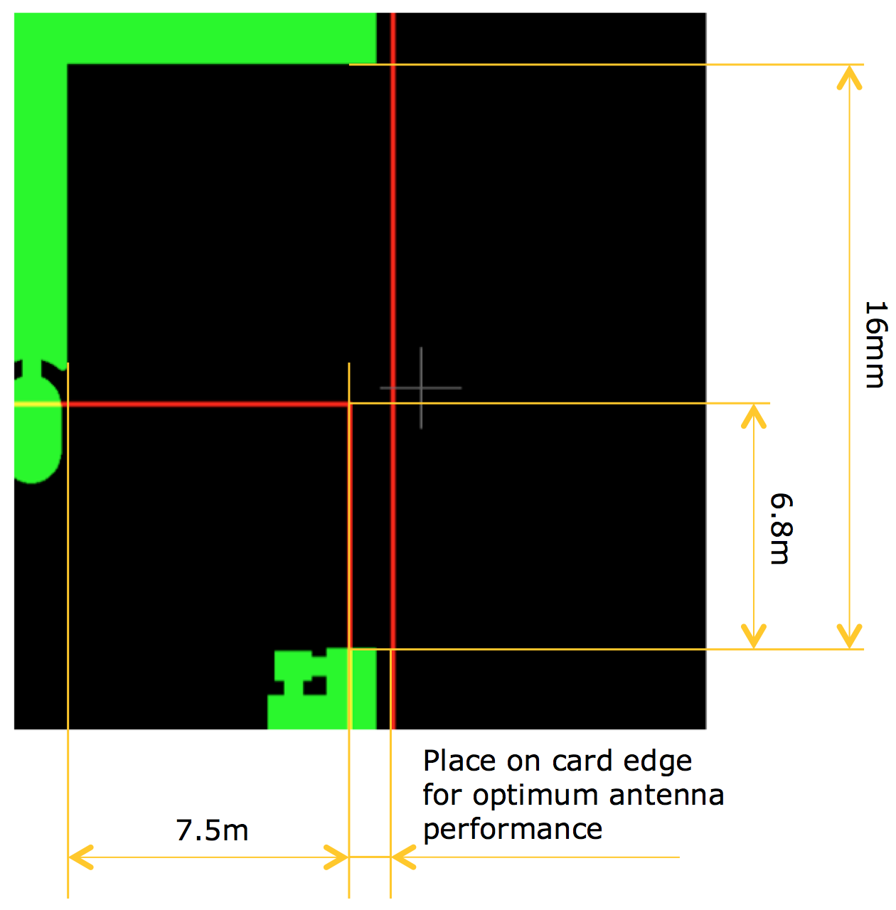 Ground plane clearance