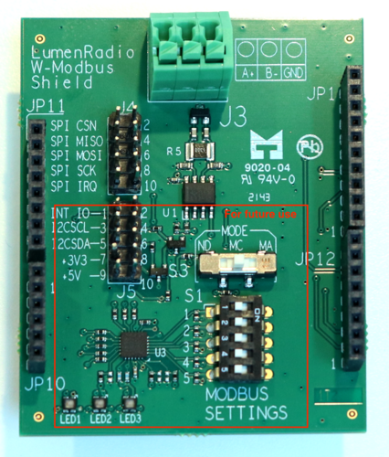 W-Modbus Development Shield